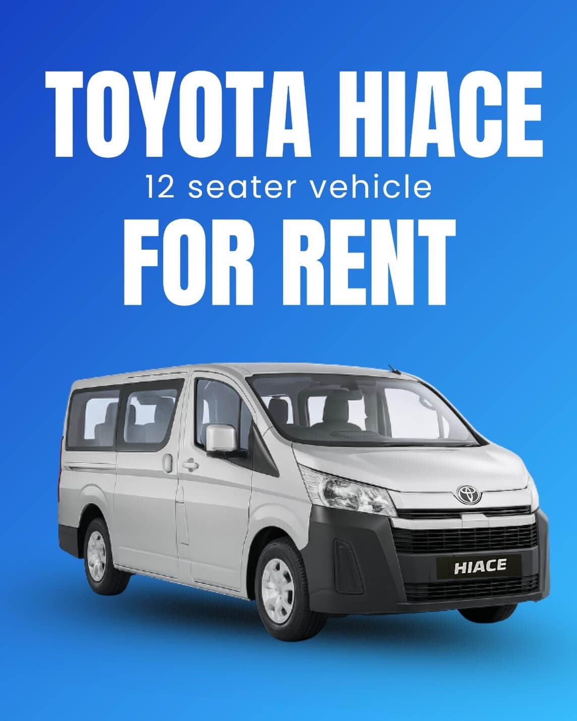 墨爾本租車 12人座 Toyota Hiace