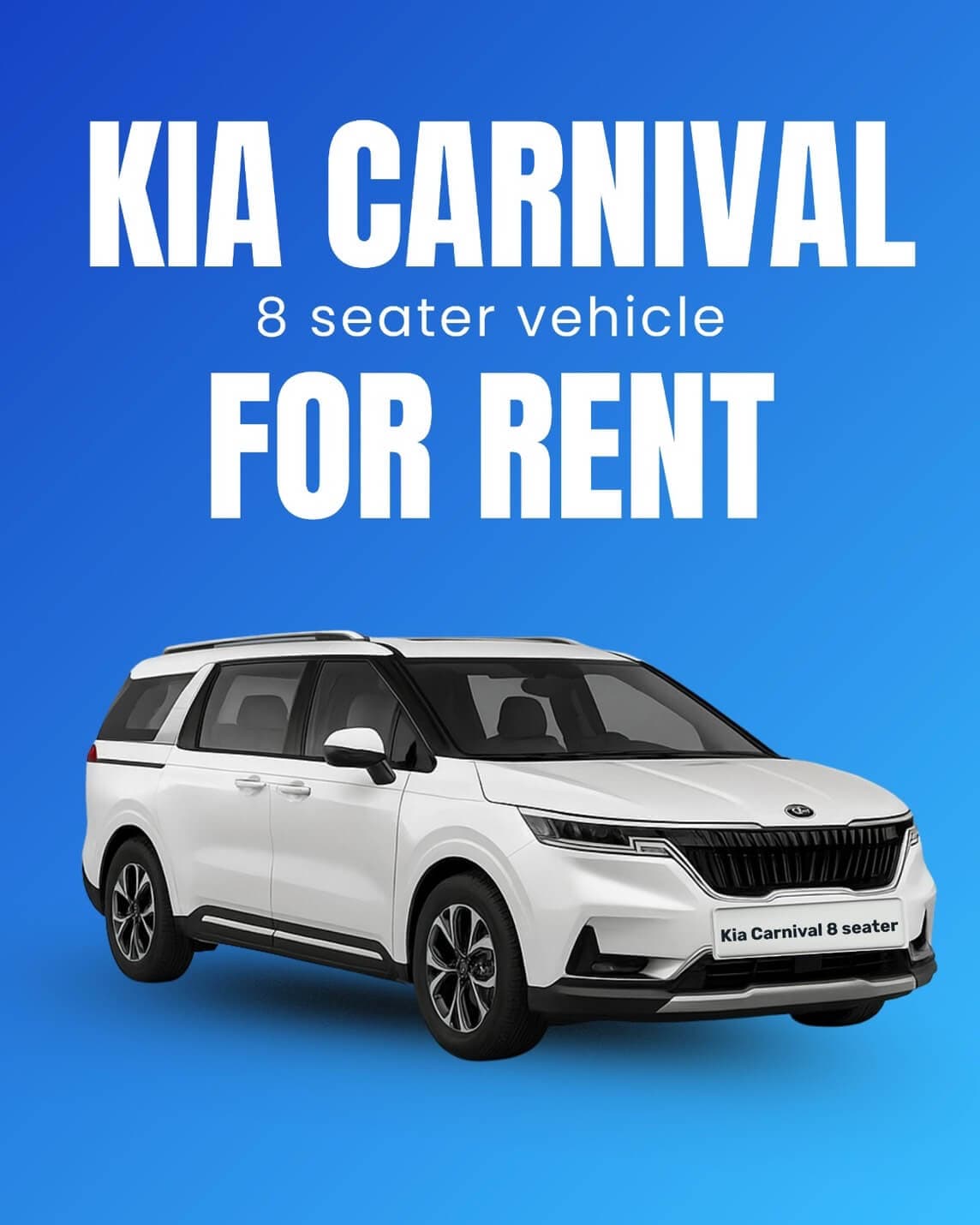 墨爾本租車 8人座車輛 Kia Carnival