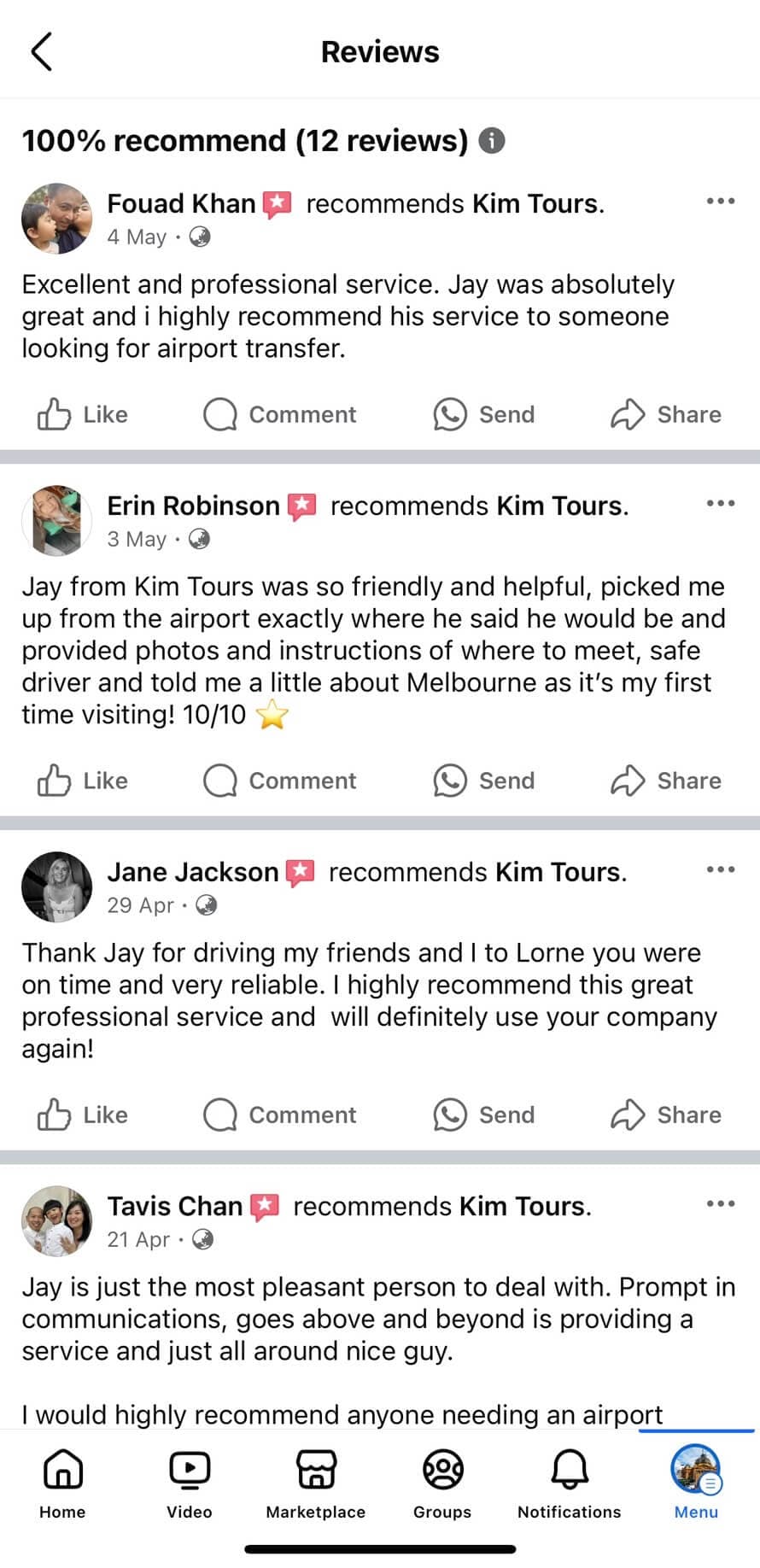 Facebook review 1
